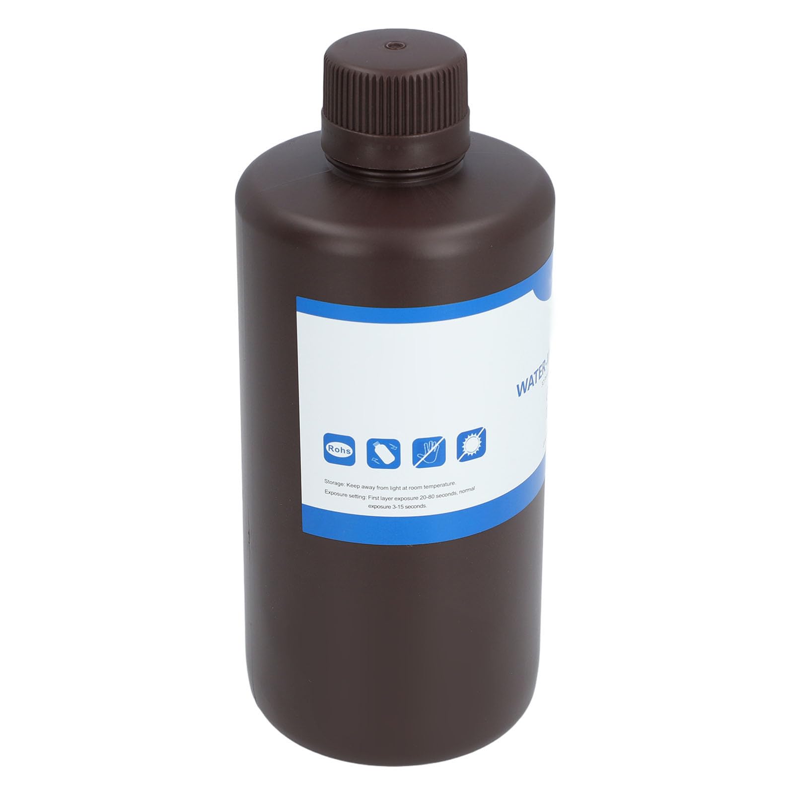 Resina per Stampa 3D Resina Colata Lavabile in Acqua Ad Alta Precisione per Stampanti LCD DLP SLA 1000 G Grigio
