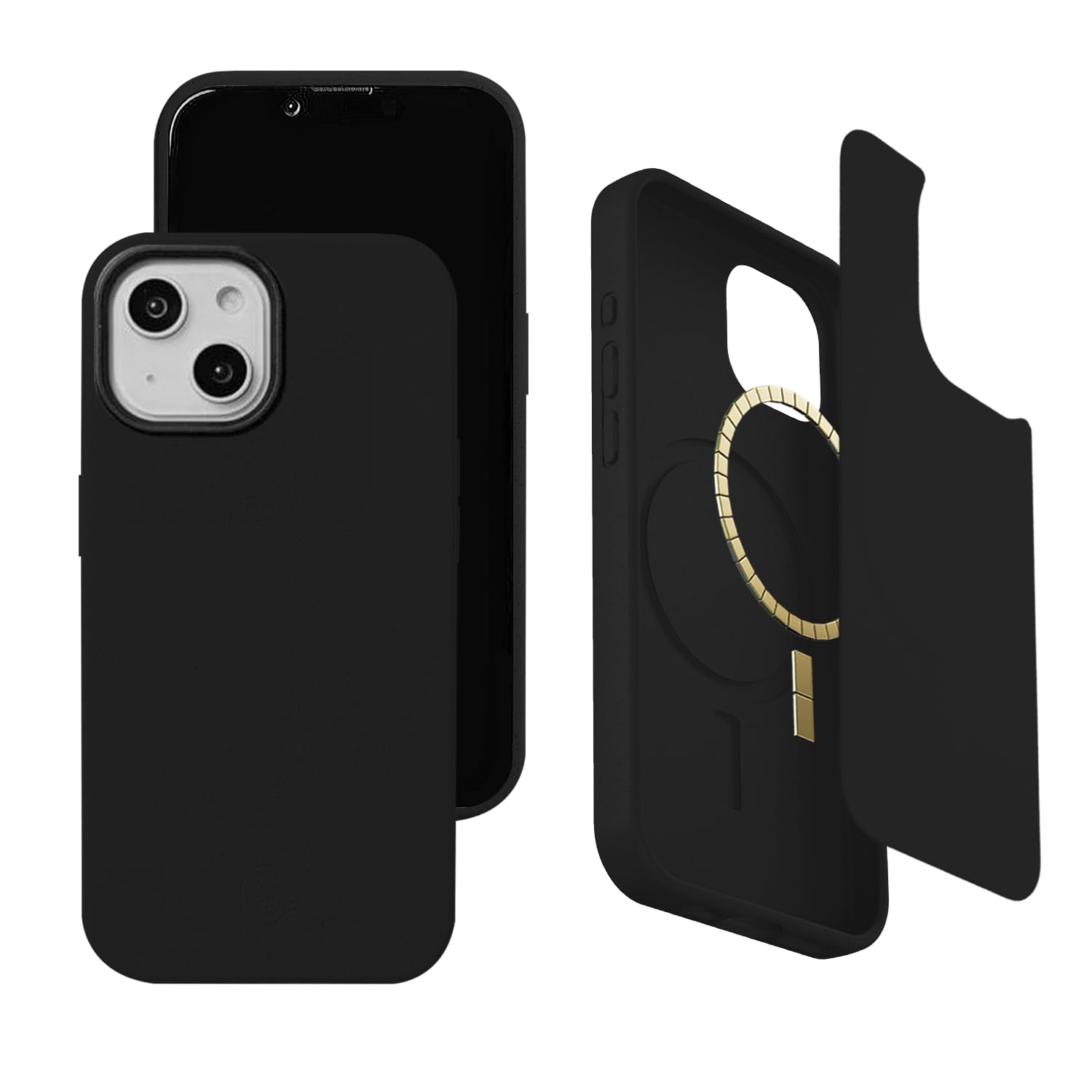 Wave Case Compatible with iPhone 15 MagSafe Case, Black