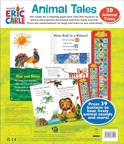 World of Eric Carle, Animal Tales Sound Storybook Treasury - Play-a-Sound - PI Kids - Image 2