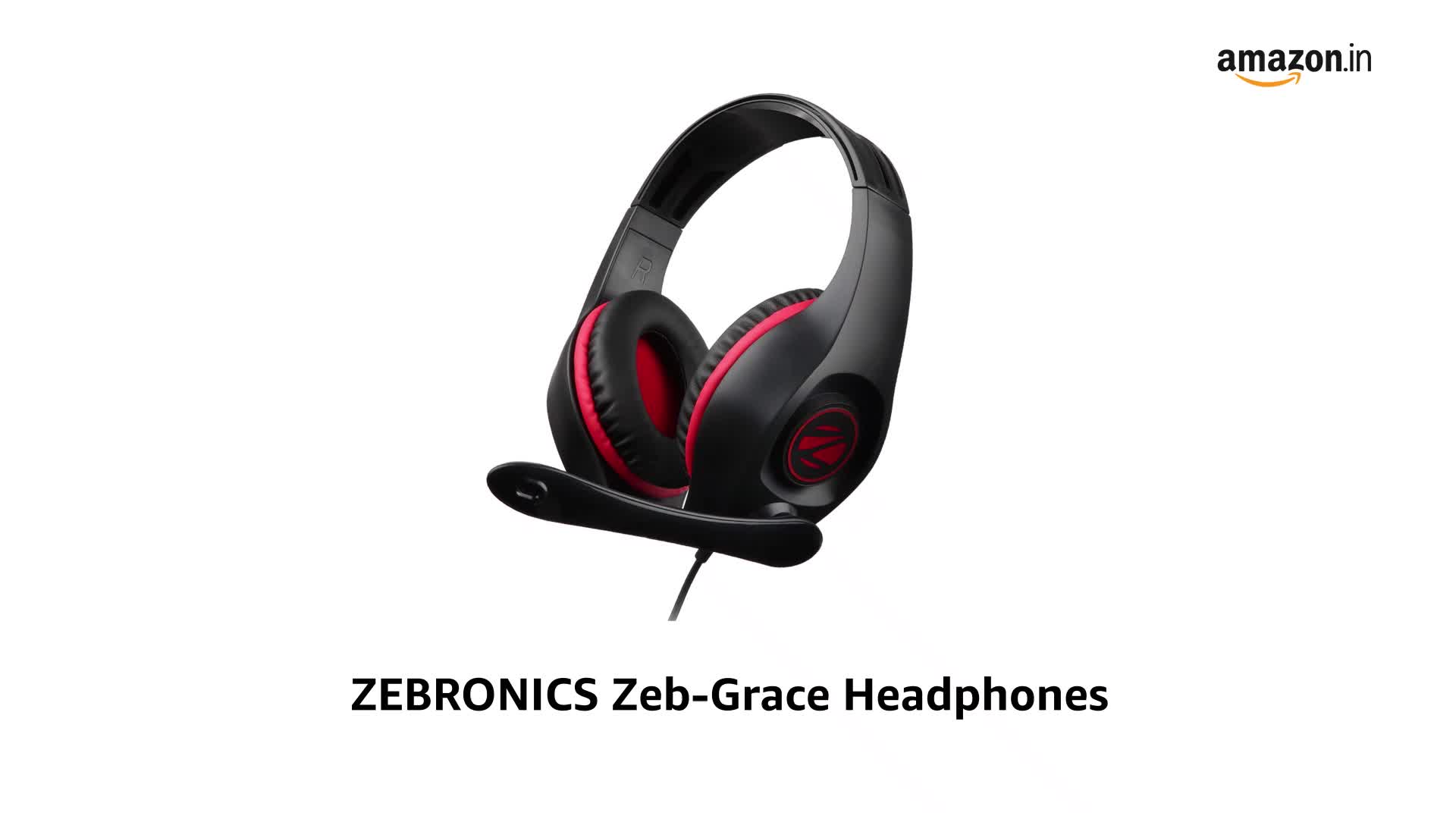 ZEBRONICS Zeb-Grace Wired Over The Ear 