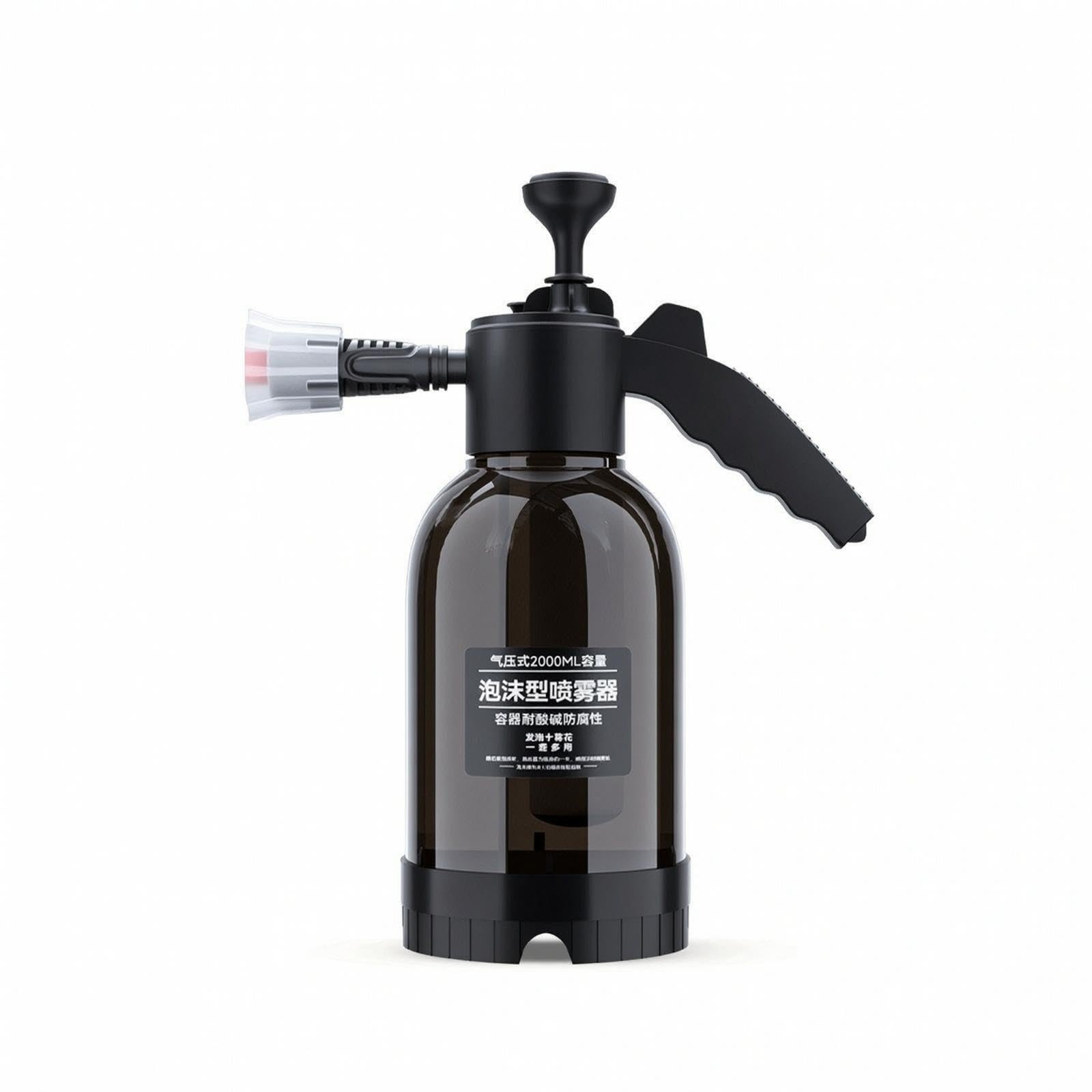 Foam Sprayer Bottle Pressurized Handheld Pressure Sprayer Adjustable for Car Washing, Household Cleaning, Garden Watering 2L with Valve-image-26