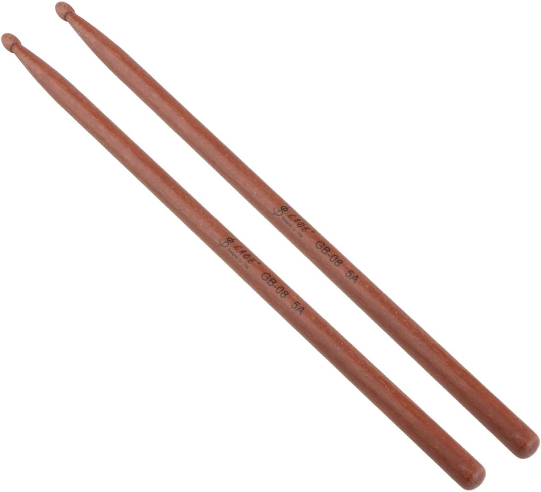 2Pcs 5A Drum Sticks Drumsticks Classic 5A Drum Sticks Wood Tip Drumstick Comfortable Grip for Drummer or Beginner