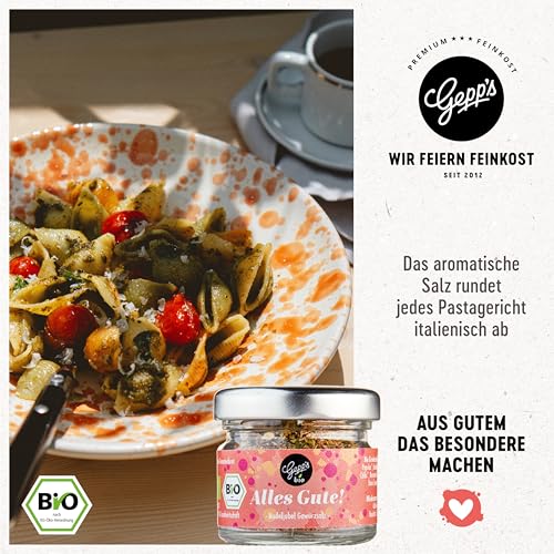 Gepp's Feinkost Wundertüte Herzlichen Glückwunsch I Geschenkset mit Delikatessen I Geschenk gefüllt mit Kleinigkeiten für Freundin, Kollegen, Lehrer I Kulinarische Geschenkidee