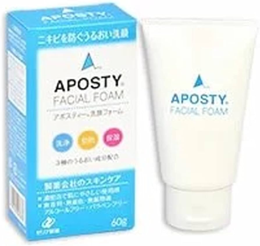Amazon | ゼリア新薬 アポスティー 洗顔フォーム (60g) 洗顔料 大人