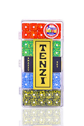 Tenzi Snazzy Set - 40 dice - Colors may vary