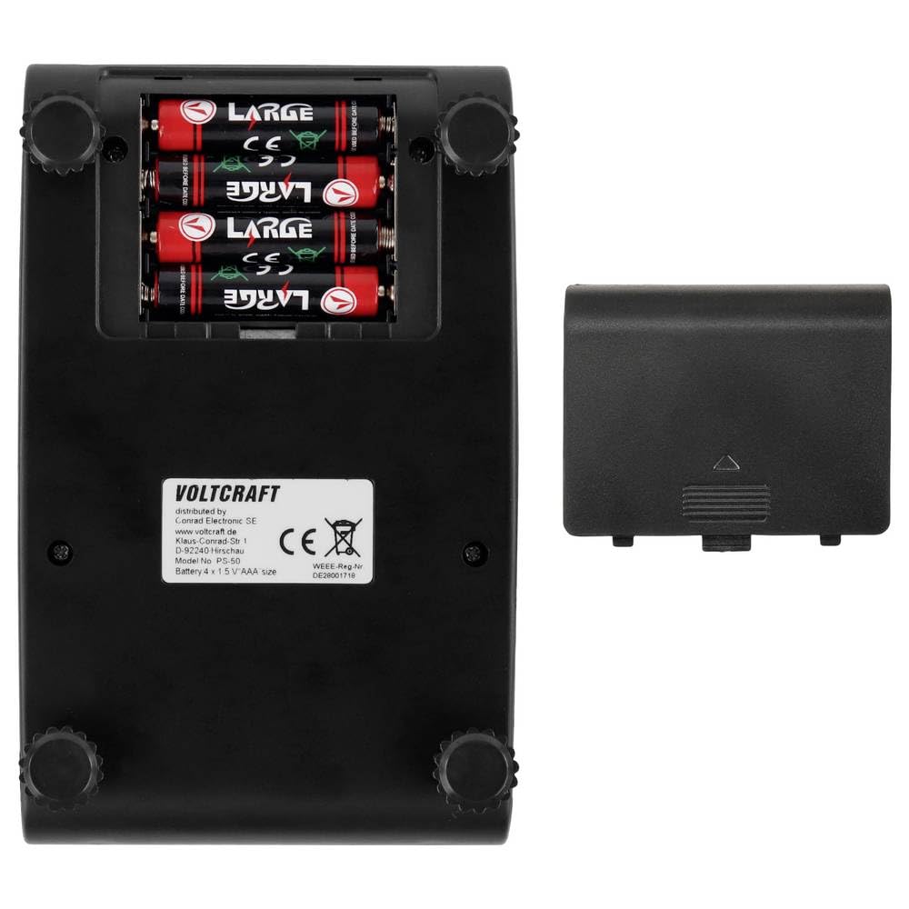 Voltcraft PS-50 Präzisionswaage Wägebereich (max.) 50 g Ablesbarkeit 0.001 g batteriebetrieben, über USB Schwarz