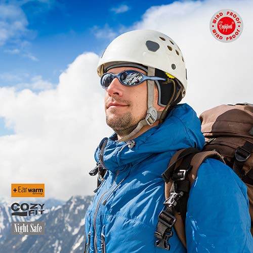 Empisports Thermal Helmet Liner Skull Cap Ears Windproof Protection Winter Warm Cycling Running Skiing Beanie Winter (Lt Gery Mel., 1) #TOP6