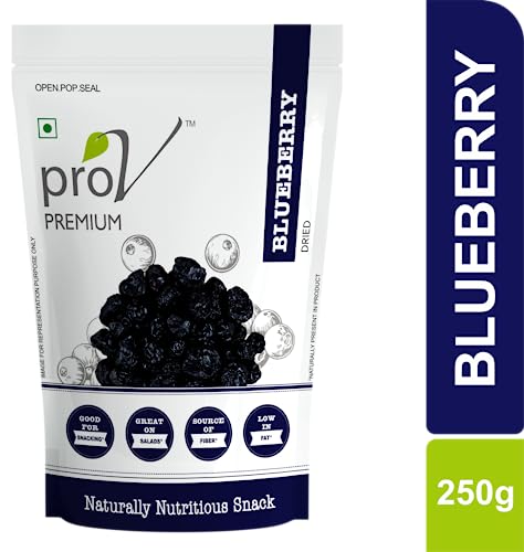 Image of ProV Premium - Blueberry 250 gm| Tasty & Healthy Snacking| High in Antioxidants & Fiber|