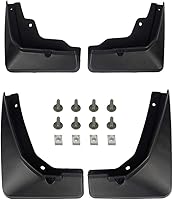 Vista 12 de A-Premium Juego de 4 solapas de barro, protectores de salpicaduras, guardabarros con kits de herrajes, accesorios compatibles con Cadillac CT4