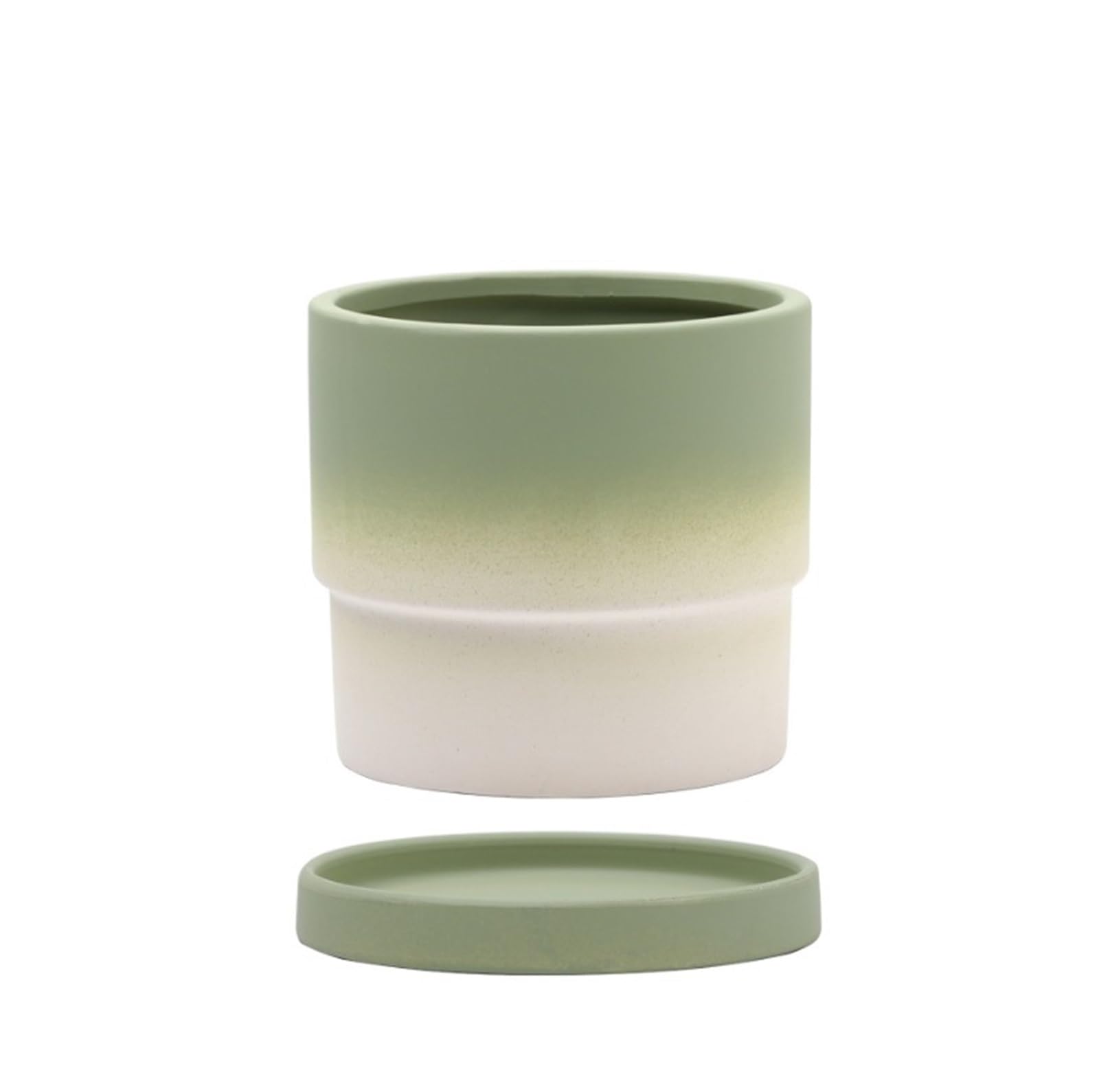 Lkvent Modern Flower Pots with Drainage Holes and Tray plant pots