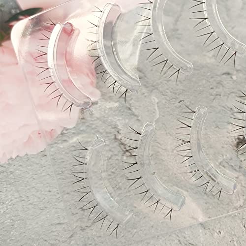 Ultra Thin Luxurious 5 Pairs V Shape Lower Lashes Set Bottom False Eyelashes Short Under Eye Lashes Extension Natural Nude Looking Daily Makeup #TOP4