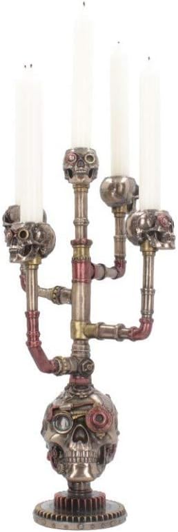 Nemesis Now Cranial Candelabra 40.5cm Candle Holder, us:one Size, Bronze
