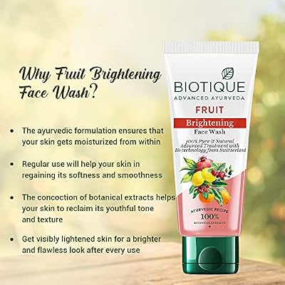 Biotique Bio White Advanced Fairness Face Wash 50 ml by Biotique
