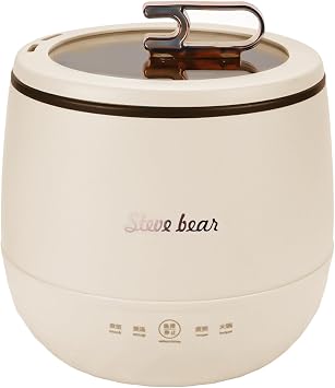 Rice Cooker, Living Alone, 3-in-1, Multi-functional Rice Cooker, Small for 1 Person, Living Alone, Small, Rice Cooker, 2 Cookers, Rice Cooker, Mini Rice Cooker, Porridge Cooking Mode, Thermal