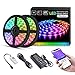 Produktbild LED Streifen,10M LED Bänder 5050 SMD 300 LEDs IP65 Wasserdicht RGB LED Stripes mit 44Key Fernbedienung und Netzteil für Decke Bar Schrank Terrasse Balkon Party und Haus Deko