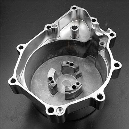 Httmt Mt055- Billet Aluminum Motorcycle Engine Stator Cover Compatible With 1999-2002 Yzf R6 Chrome Left #TOP1