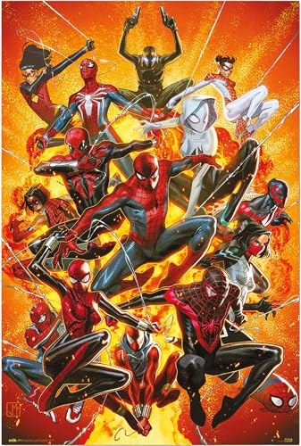 Grupo Erik Póster Marvel Spider Man, Spider Geddon 1 - Lamina decorativa Marvel/Póster Spiderman - Marvel Merchandising - Producto con licencia oficial