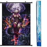 Bump Daisy Home Decor Wall Scroll Poster Game Fairy Tail Anime Fabric Painting-16x24inch/40x60cm