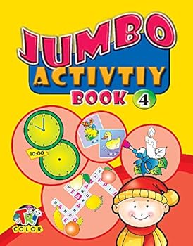 Paperback Jumbo Activity Book - 4 Book
