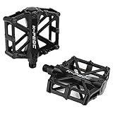 Aluminium Alloy CNC Ball Bearing Bike Pedals Road Bicycles Fixed Gear MTB Cycling Flat Pedal 9/16