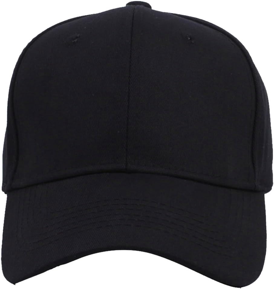Outdoor Baseball Hat Cap Classic Cotton Unisex Adjustable Plain Dad Hat - Image 6