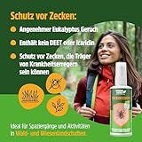 Green Hero Zeckenspray schützt zuverlässig vor Zecken, Mücken & Moskitos 100ml Zeckenschutz mit dem gut duftendem Wirkstoff EC-Öl, geeignet für Erwachsene und Kinder ab dem 6. Monat