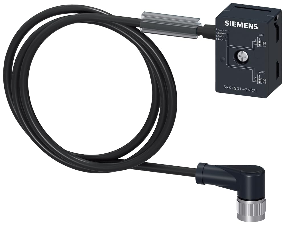 Siemens 3RK1901-2NR21 dérivation AS-i IP69K étanche avec câble M12 1m coudé