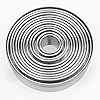 12 Pieces Round Cookie Biscuit Cutter Set,Graduated Circle Pastry Cutters,18/8 Stainless Steel Cookie Cutters and Donut Cutter Ring Molds #1