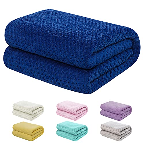 Baby Blanket For Girls And Boys - 30”X40” Navy Blue - Toddler Blankets - Kids Throw - Newborn Blankets - Soft Lightweight Fleece For Bed, Crib, Stroller #TOP18