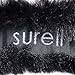 surell Faux Rex Earmuff with Halo Band - Fake Fur Winter Accessory - Warm Fashion Ear Muff - Stylish Ear Warmers - Soft Fuzzy Headwarmer - Fluffy Headwear - (Black)