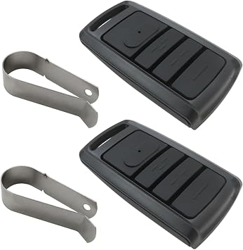 New Icelily 2-Pack 315/390MHZ for Overhead Door for Legacy Python Garage Door Opener Remotes 1997-Present Replacement for O3T-A, O3T-BX, O1T-BX, O1T-A, ACSR10, 37219R, GITR-3, OCDTR-3, OCDT-1