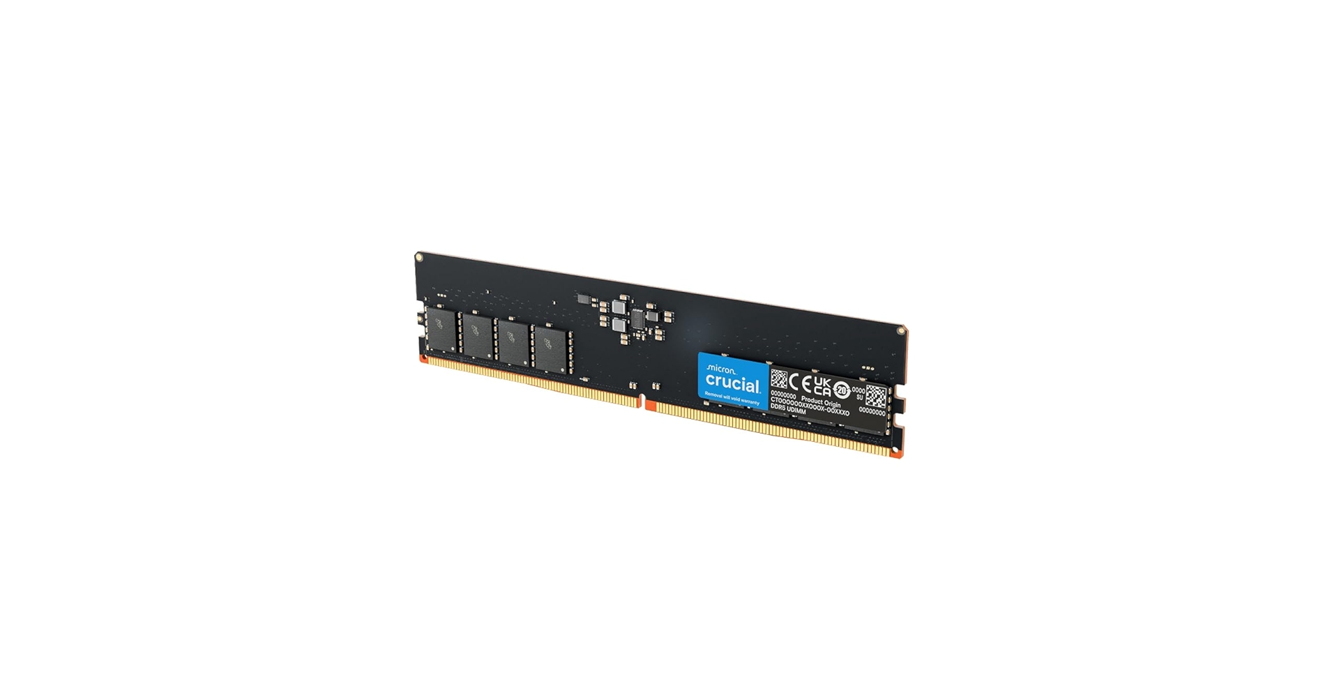 Crucial 32GB DDR5 RAM, 4800MHz CL40 Desktop Memory, UDIMM 288-Pin