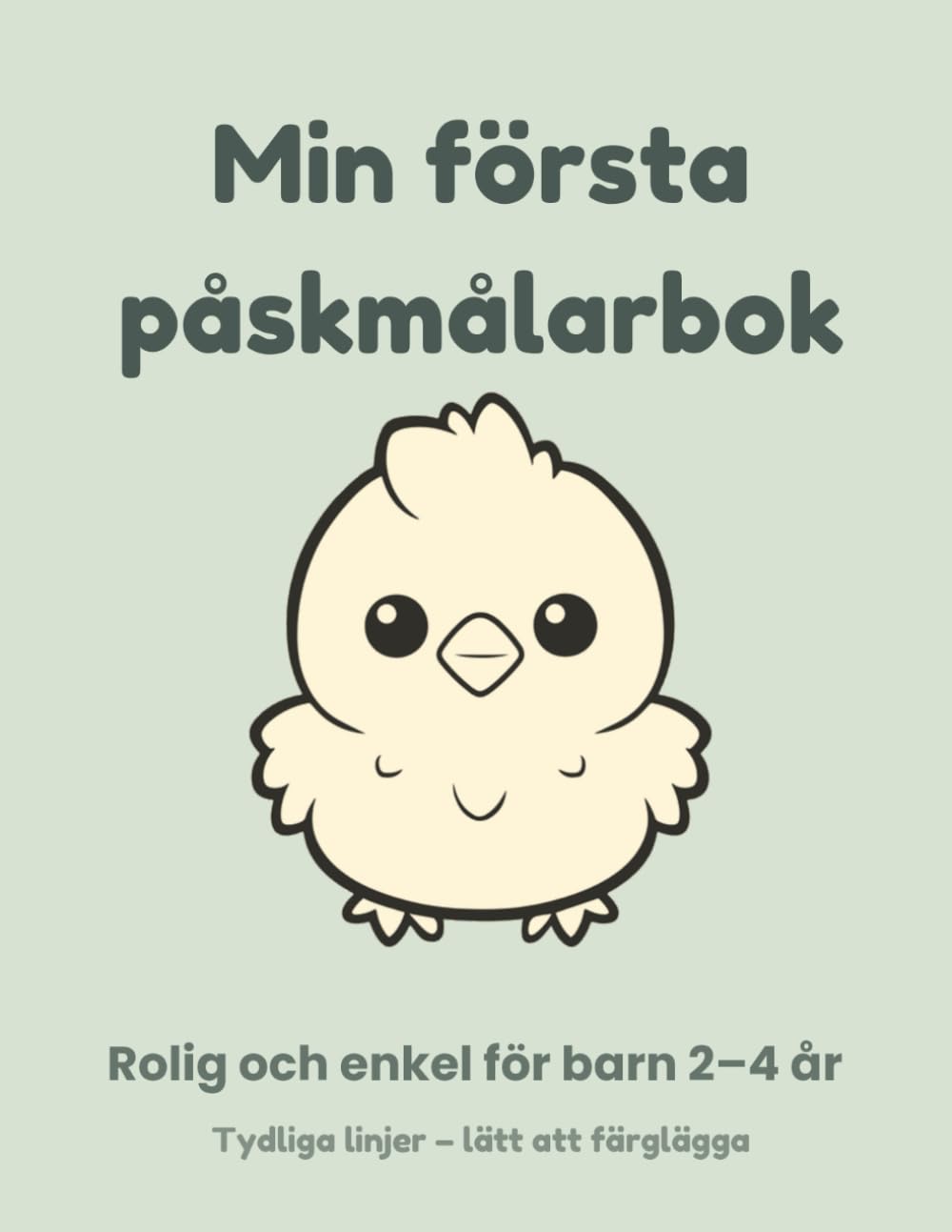 Min första påskmålarbok: Enkla och lugna målarbilder för barn 2–4 år