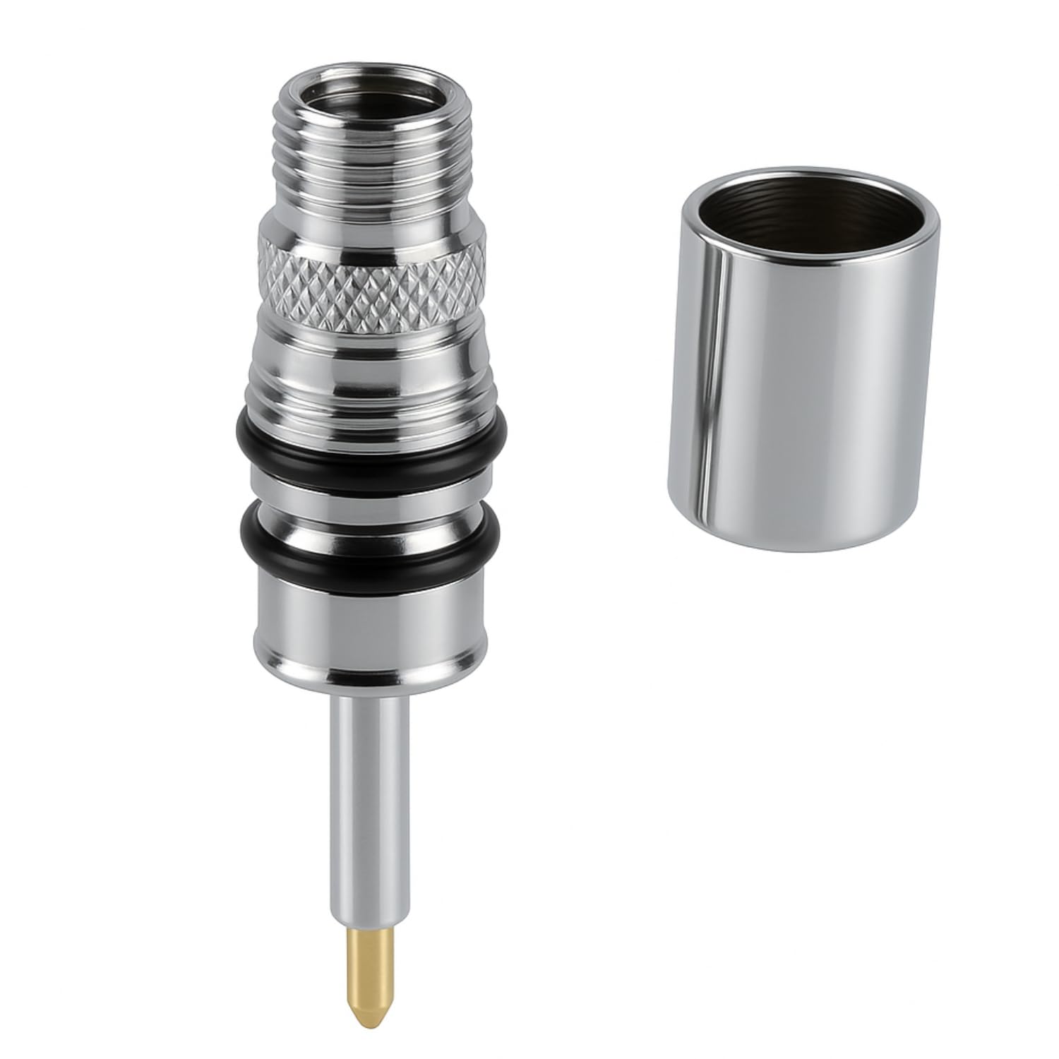 DV01 Diverter Kit Chrome Replacement Cartridge with O-Rings for Bath Shower Mixer Valves Reliable Water Flow Switching