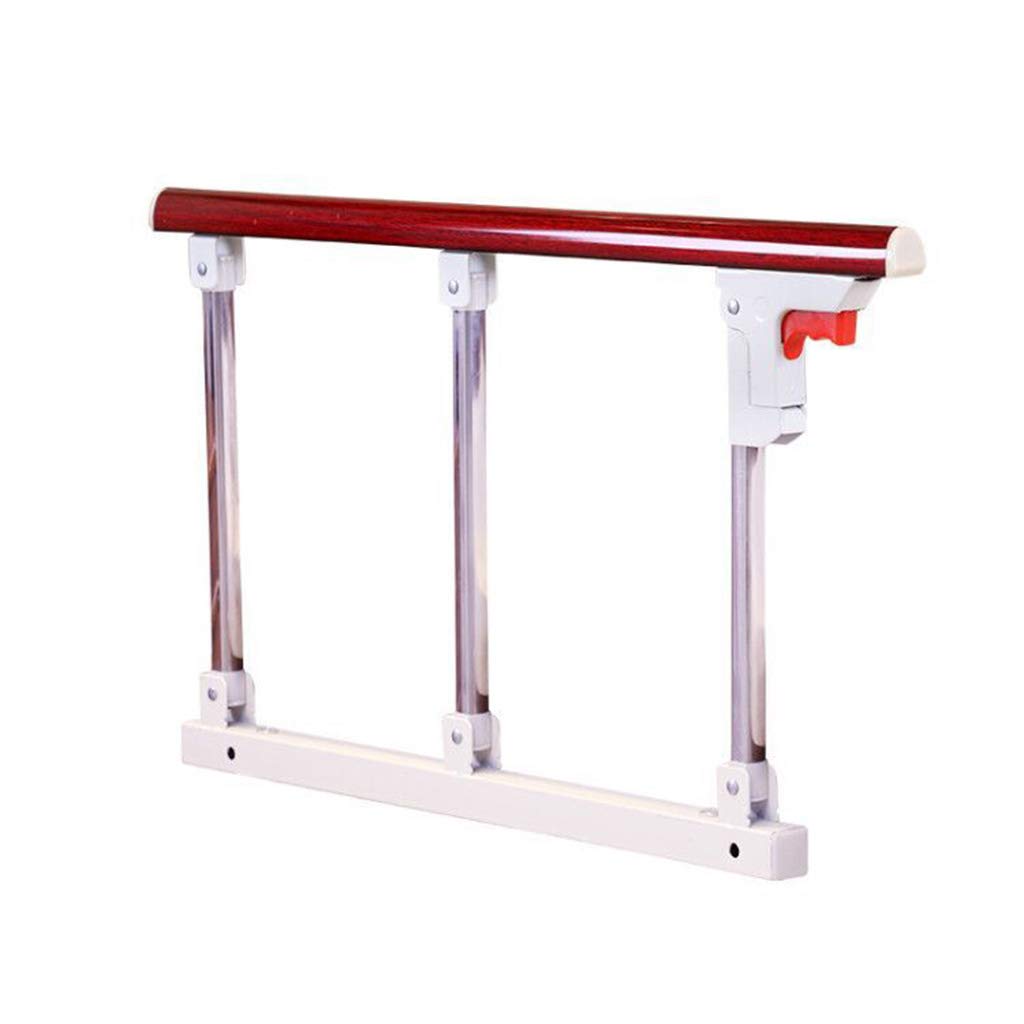 Barandilla de cama lateral para ancianos/adultos, plegable, portátil, con asa, parachoques