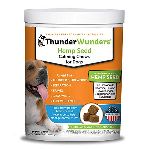 ThunderWunders Hemp Calming Chews, Count of 60, 60 CT