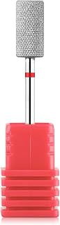 BNG Diamond Nail Drill Bit, Professional 3/32" Shank Flat Top Barrel Shape Electric Nail File for Cuticle Cleaner, Gels Nail Art, Acrylics, Manicure, Pedicure Salon Tool, Fine