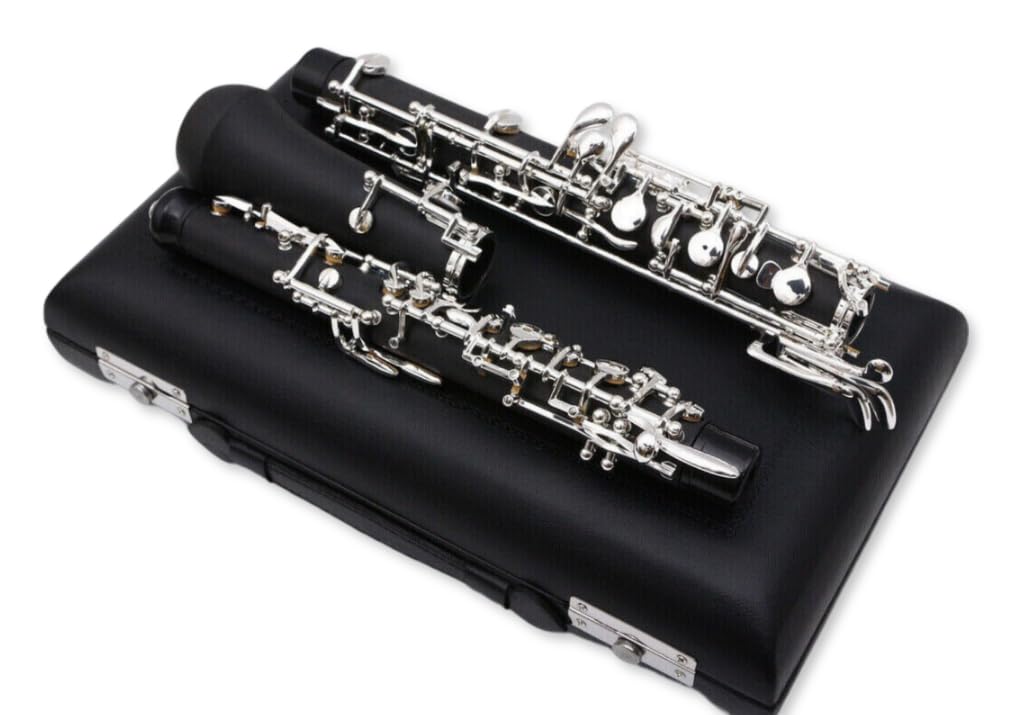 Oboe profesional C-Key Advance, hermoso cuerpo de ebonita, 3ª octava, resonancia F izquierda (tecla C)