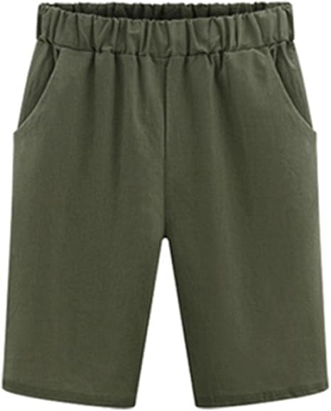 ShZyywrl Pantaloncini da Donna in Denim Sexy da Spiaggia Pantaloni Donna  Estate Casual Pantaloni Larghi Harem Pantaloni al Ginocchio Capris Ladies  XXL Armygree : Amazon.it: Abbigliamento