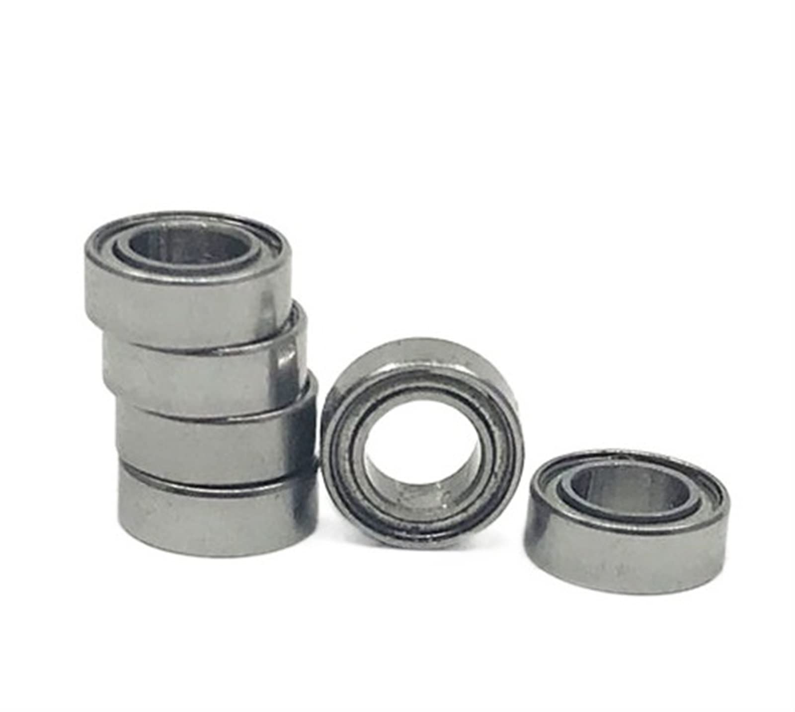 10 Roulements à Billes Miniature MR128ZZ - Dimensions 8x12x3.5 Mm, Double Blindage, Neufs