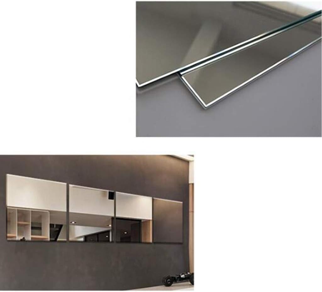 Frameless Full-Length Mirror | 4 Pieces DIY Stitching | for Bathroom Bedroom Foyer Floor Mirror 11.8in×11.8in