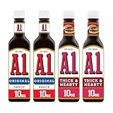 A.1. Original Sauce & Thick & Hearty Steak Sauce Variety Pack, 2 Of Each Flavor (Pack of 4)