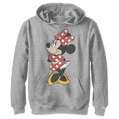 Minnie YTH Hoodie Disney sweat à capuche gris chiné pour enfant taille 5-6 ans