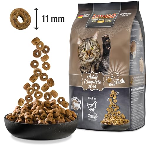 Leonardo Adult Complete 32/16 | 300 g | Aliments secs pour Chats Adultes | Teneur réduite en énergie pour Une Silhouette Svelte | pour Chats Moins Actifs – Image 4