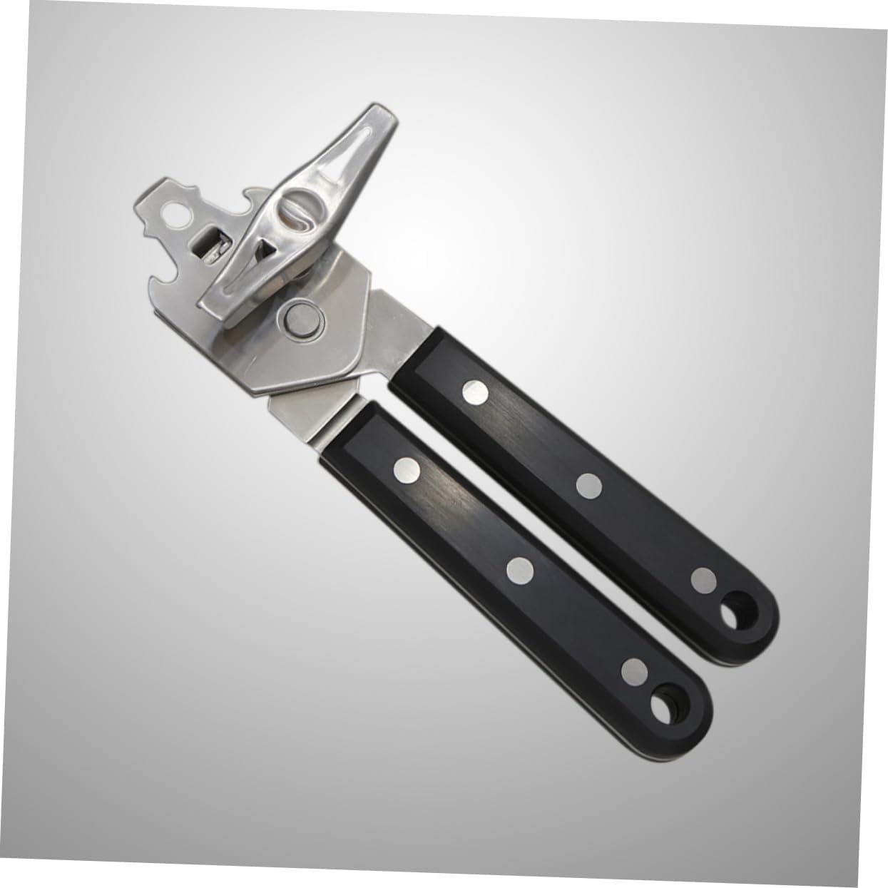 PRETYZOOM Multi-functional Heavy Duty Stainless Steel Can Opener Ergonomic Grip for Effortless Use Kitchen Tool for Easy Jar Opening and Daily Cooking Tasks