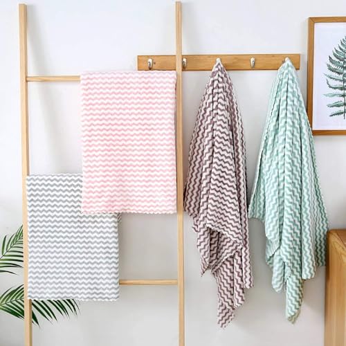 Image of HFI UrbanArts Microfiber Towel 300 GSM Ultra Soft, Super Absorbent and Anti-Bacterial Large Bath Towel, 140 cm X 70 cm Pack of 1 Multicolour Towel (Assorted)