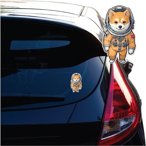 Image of Yoonek Graphics Shiba Inu Dog Vinyl Decal Sticker for Car, Laptop, Tumbler, More. #001594
