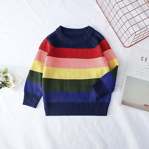 Toddler Boys Girls Clothes Knitted Colorful Sweater Coat Tops Kids Boys Girls Fall Winter Jacket for 1 to 6 Years4