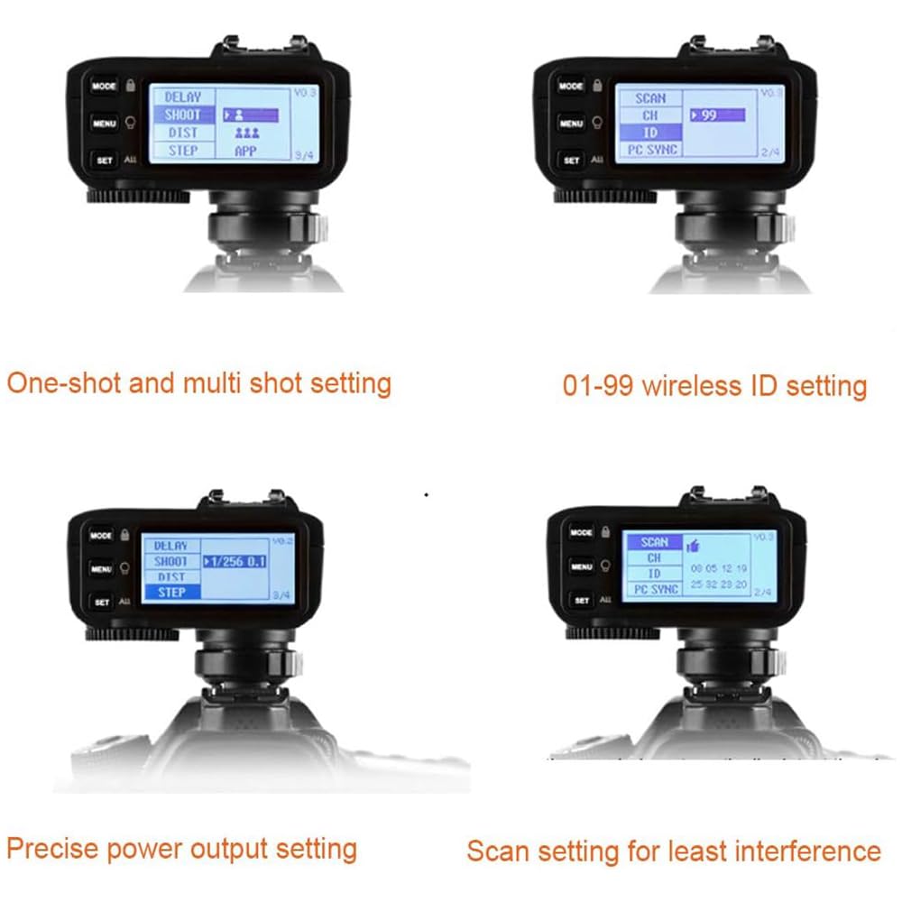 Godoxx2t N Wireless Flash Trigger Compatible With Nikon Camera