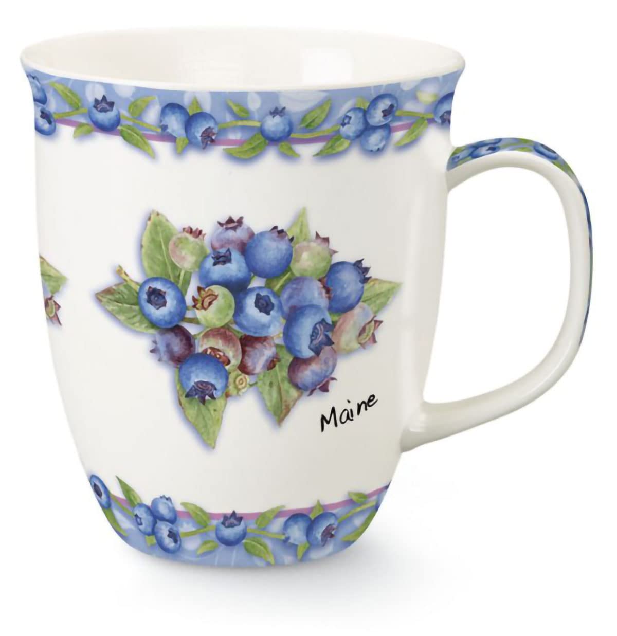 Cape Shore Harbor Coffee Tea Mug Cup - Blueberry Gifts for Birthday Christmas, 15 Oz